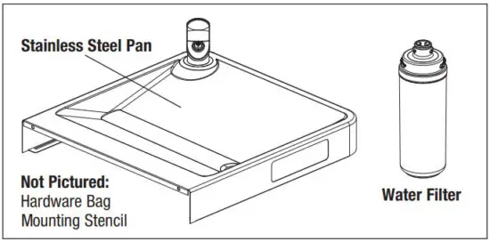 GLOBAL INDUSTRIAL 761217 Wall Mounted Filtered Water Cooler - Box 1