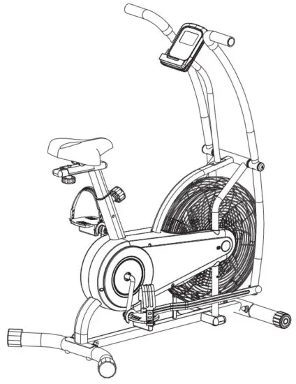 COSTWAY SP37621BK Fan Exercise Bike