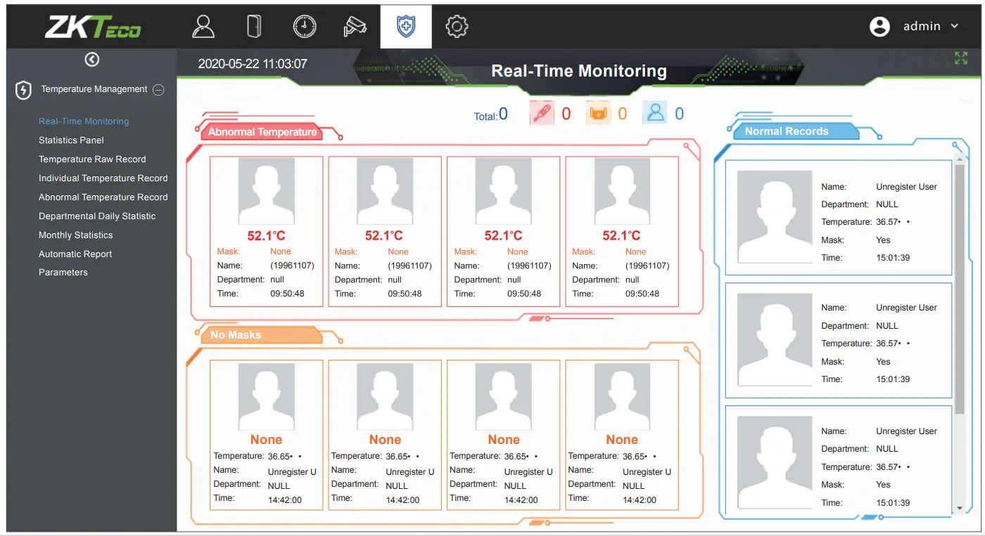 ZKTeco RevFace15 T1 Version - app 12