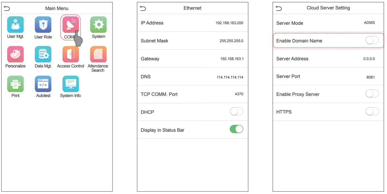 ZKTeco RevFace15 T1 Version - app 4