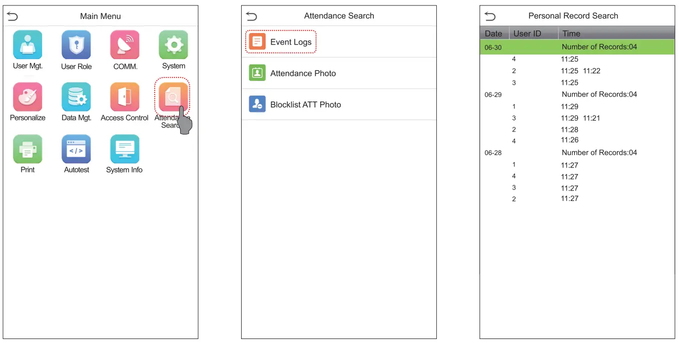 ZKTeco RevFace15 T1 Version - app 6