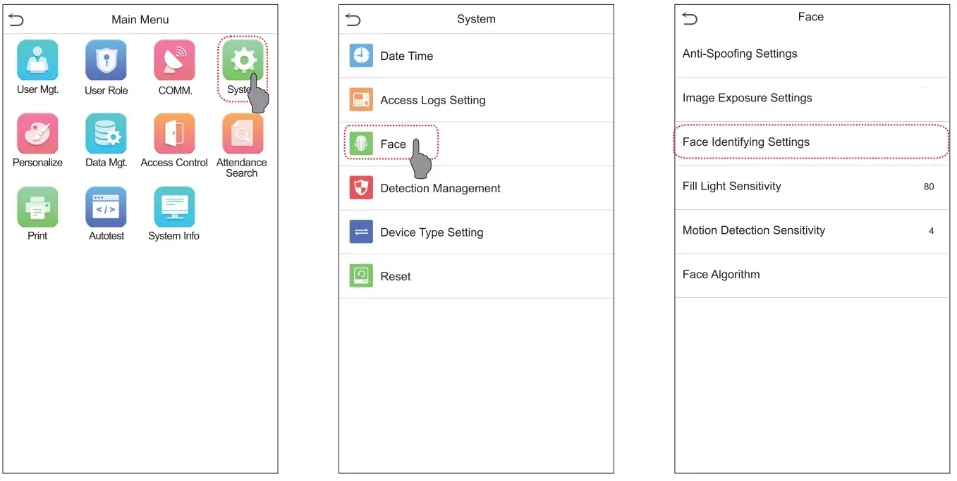 ZKTeco RevFace15 T1 Version - app 9