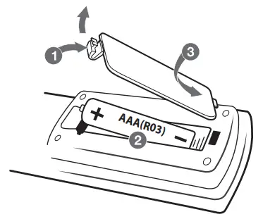 LG DP132 DVD Player - Battery