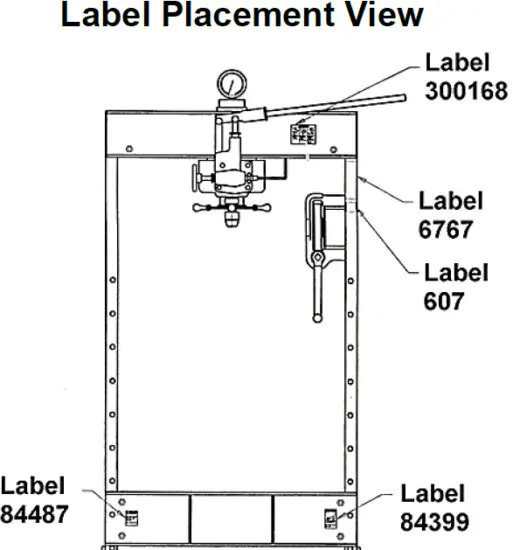 DAKE 75H Hand-Operated Hydraulic Press 2