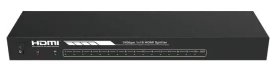 MONOPRICE 4K 1X16 HDMI Splitter Blackbird