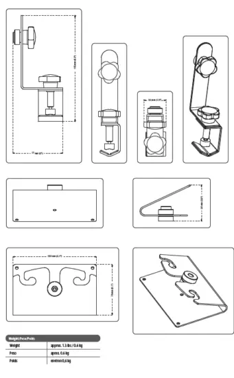 behringer P16-MB Mounting Bracket for Powerplay P16-M 27