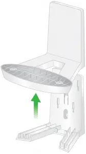 Prepare the wall mount 1