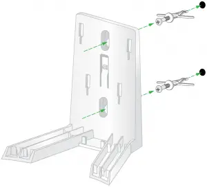 Prepare the wall mount 2