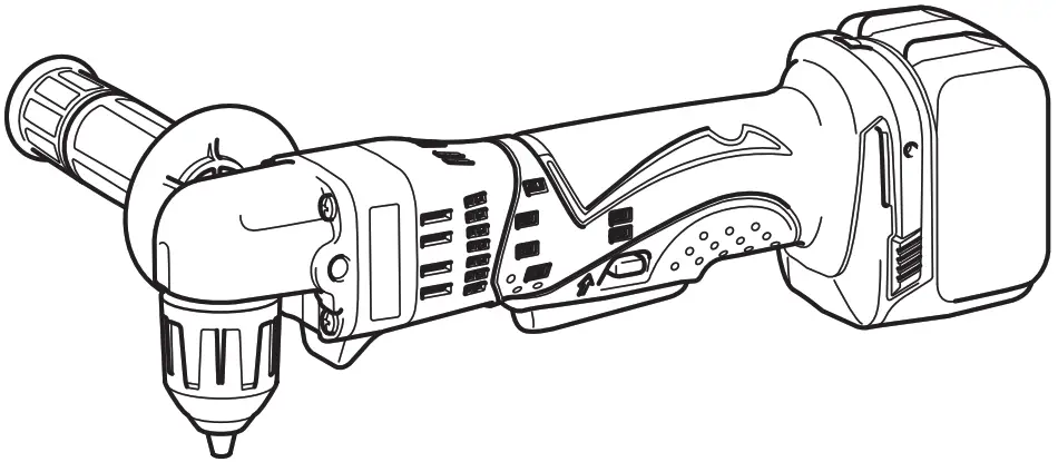 makita DDA341 Cordless Angle Drill