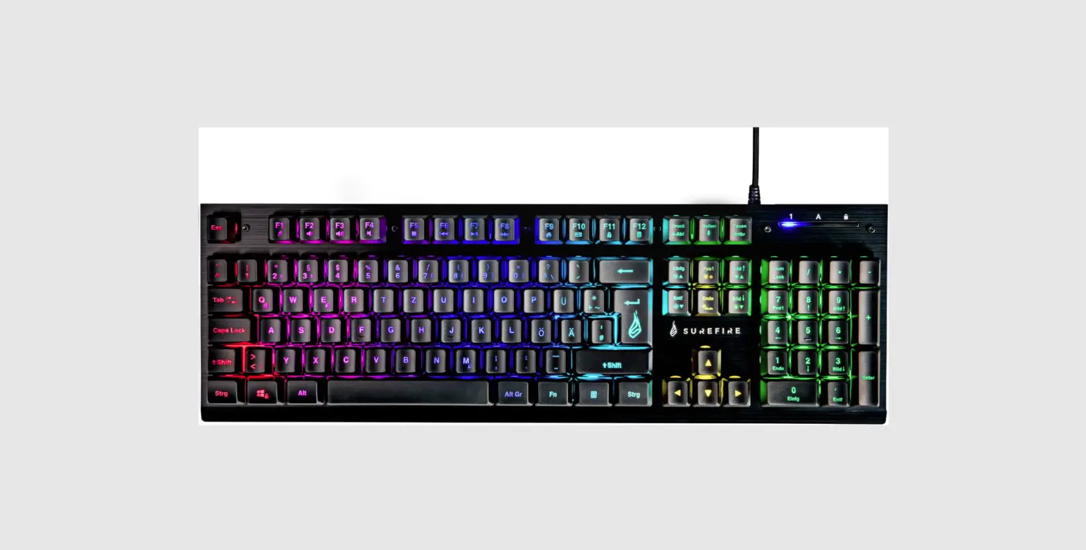 Sure Fire Kingpin X2 Multimedia Metal Rgb Gaming Keyboard User Guide