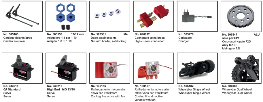 Tuning parts and accessories