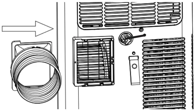 Black Decker BPACT08WT PORTABLE AIR CONDITIONER Remote Control - Fig 6