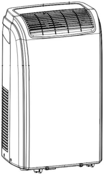 Black Decker BPACT08WT PORTABLE AIR CONDITIONER Remote Control