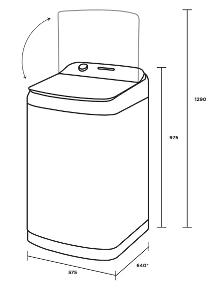 Westinghouse WWT6084J5WA Top Load Washers 1