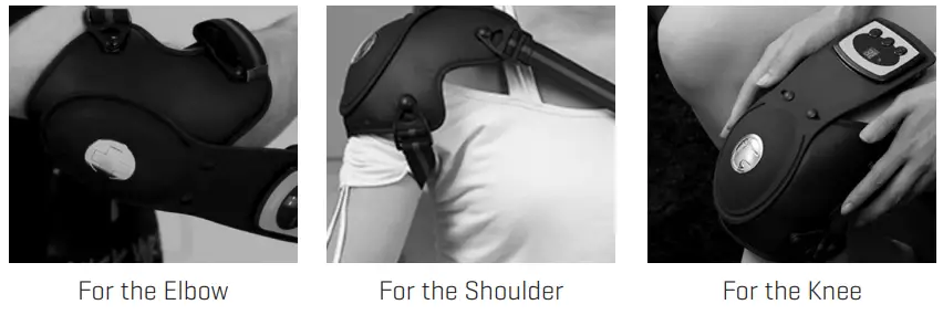 SHARPER IMAGE Heated Physiotherapy Massager - SUGGESTED USES