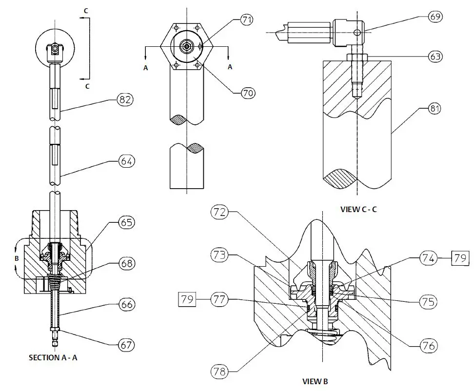 EMERSON D103032X012 Fisher L2 Liquid Level Controller 10