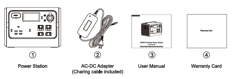 BLUETTI EB55-OR 537Wh Portable Power Station FIG 4