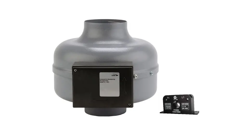 Cfm Continental Fan Dvk100b-c Dvk-c Dryer Booster Kit Current Sensor Instruction Manual