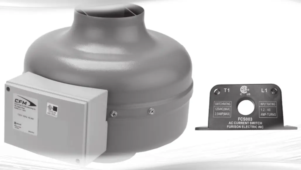 CFM CONTINENTAL FAN DVK100B-C DVK-C Dryer Booster Kit Current Sensor