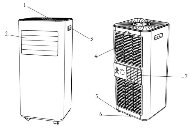 Puluomis US-AB002-WH-X Portable Air Conditioner - PRODUCT OVERVIEW
