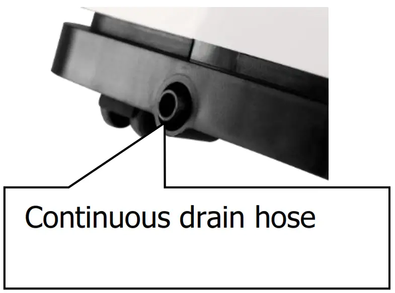 Puluomis US-AB002-WH-X Portable Air Conditioner - ontinuous drain hose