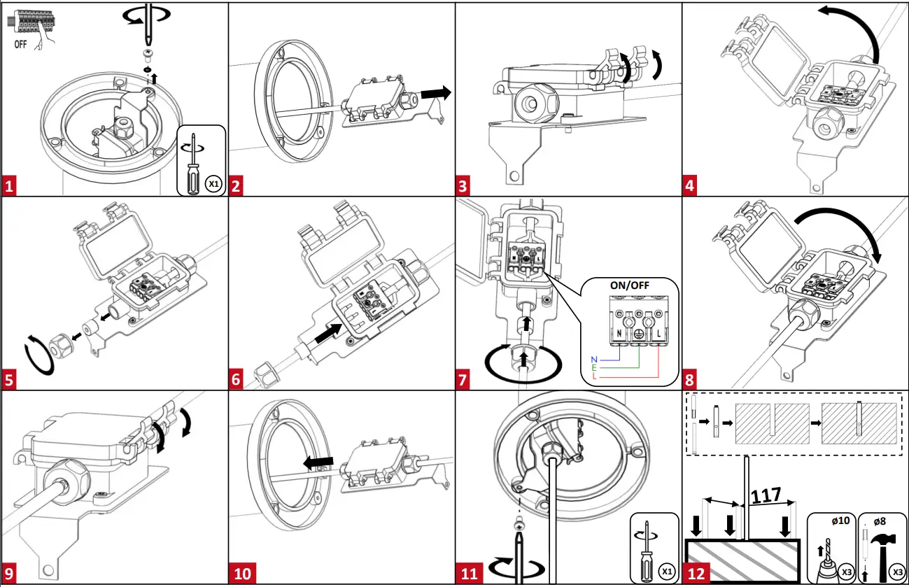 resistex 818107 Bolarside Bollard LED - fig 1