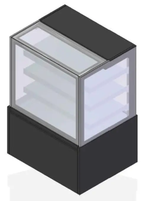 VIBOCOLD OSC 140S Convenience køler med Self Service front -