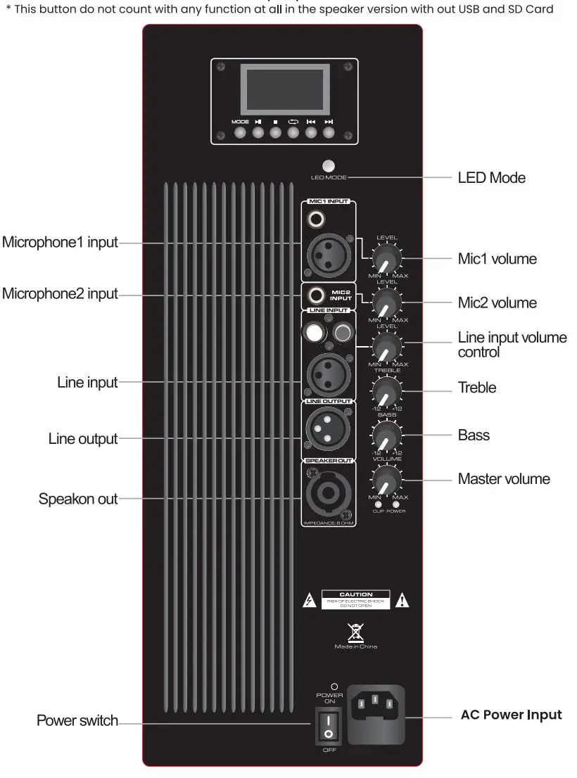 moonki sound MS-P15BW Professional Audio User Manual - Product Overview