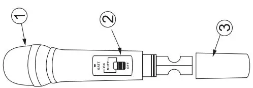 moonki sound MS-P15BW Professional Audio User Manual - Wireless Microphone