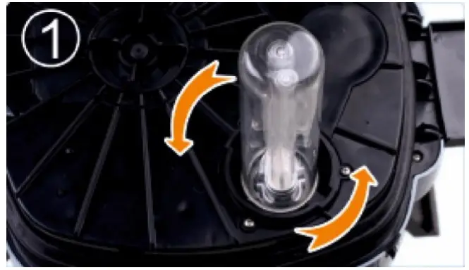 SUNSUN HW 302 304 External Aquarium Filter - V light tube 1