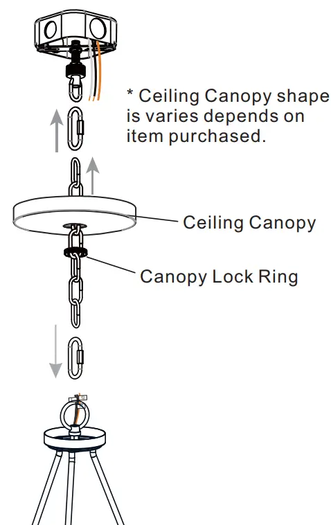 QUOIZEL KEL5025NWS Weathered Brass Chandelier Ceiling Light - Install Fixture