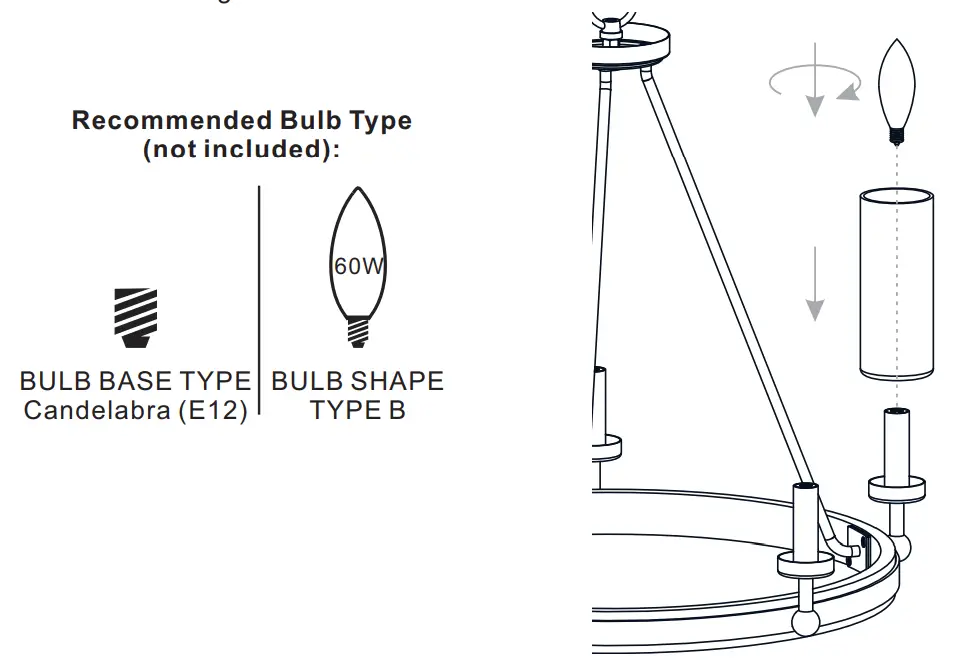 QUOIZEL KEL5025NWS Weathered Brass Chandelier Ceiling Light - Shades and Bulbs
