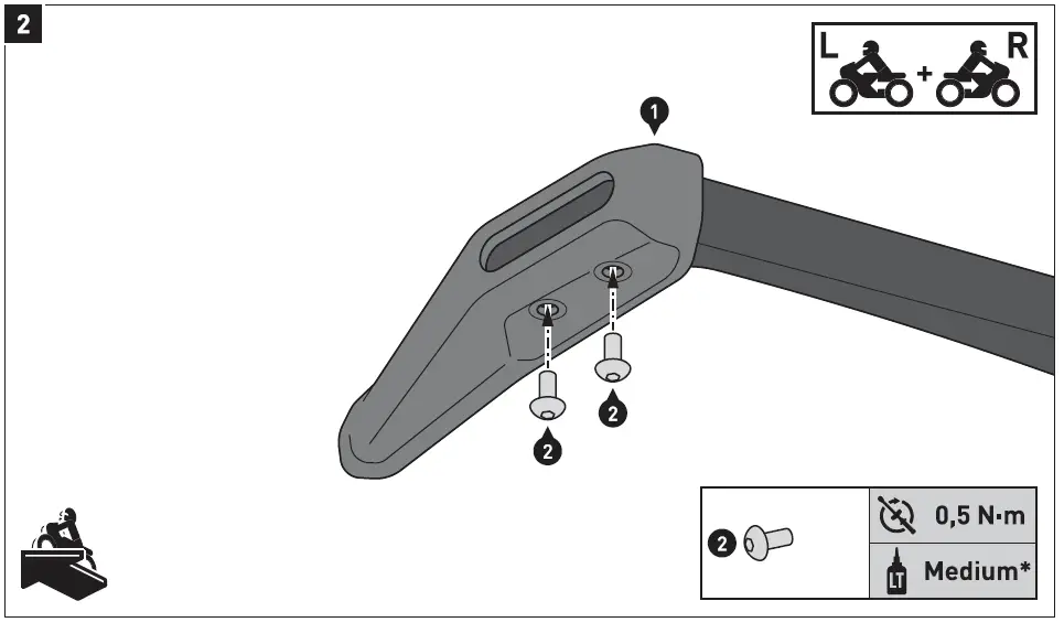 SW-MOTECH LVG.01.529.11000 Lever Protector 8