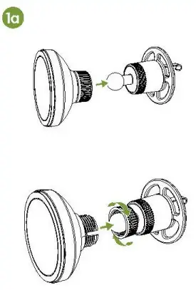 mophie Wireless Charging Vent Mount with MagSafe - FIG 1