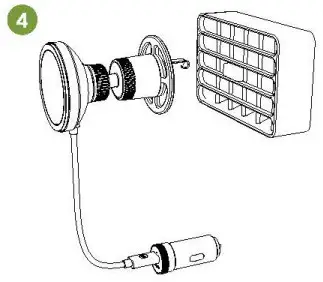mophie Wireless Charging Vent Mount with MagSafe - FIG 5