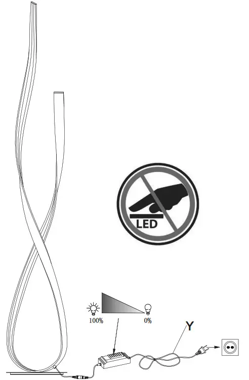 Paul Neuhaus LED Floor lamp Linda Con - 1