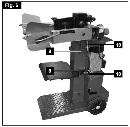 scheppach HL850 Log Splitter fig 6
