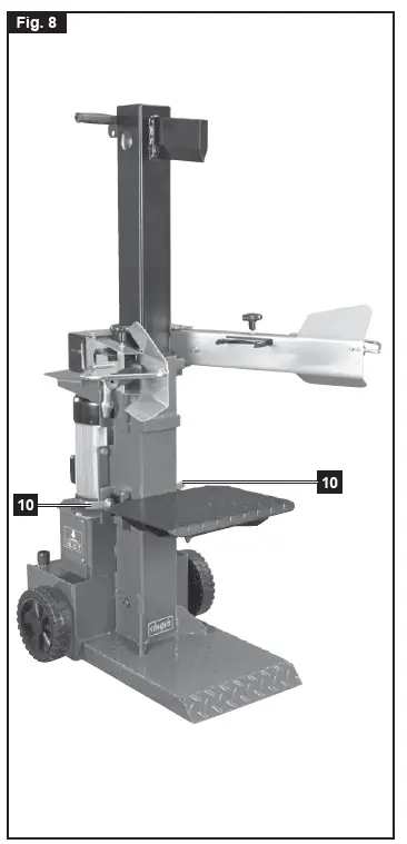 scheppach HL850 Log Splitter fig 8
