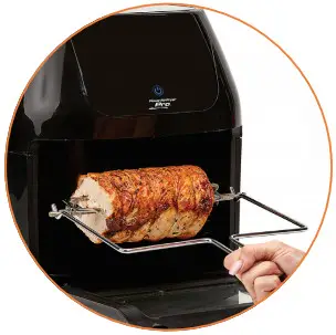 PowerAirFryer PRO Round Basket -44