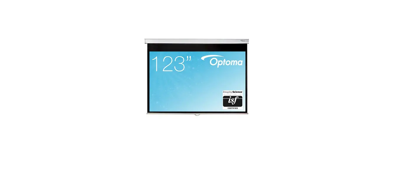 Optoma Ds-1123pmg Plus 123 Inch Diagonal 16 10 Manual Pull Down Screen User Manual