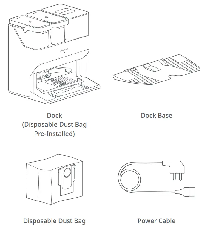 roborock EWFD01LRR Empty Wash Fill Dock-fig1