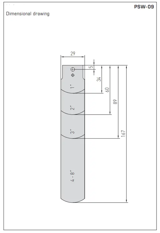 itsensor RHEASREG SW Flow Monitors Mechanical with Paddle - fig 3