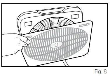 Homedics NanoCoil Brethe Air Cleaner - Operating Instructions Fig 8