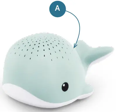 ZAZU-Bedtime-Light-Projector-With-Soothing-Melodies-FIG-1