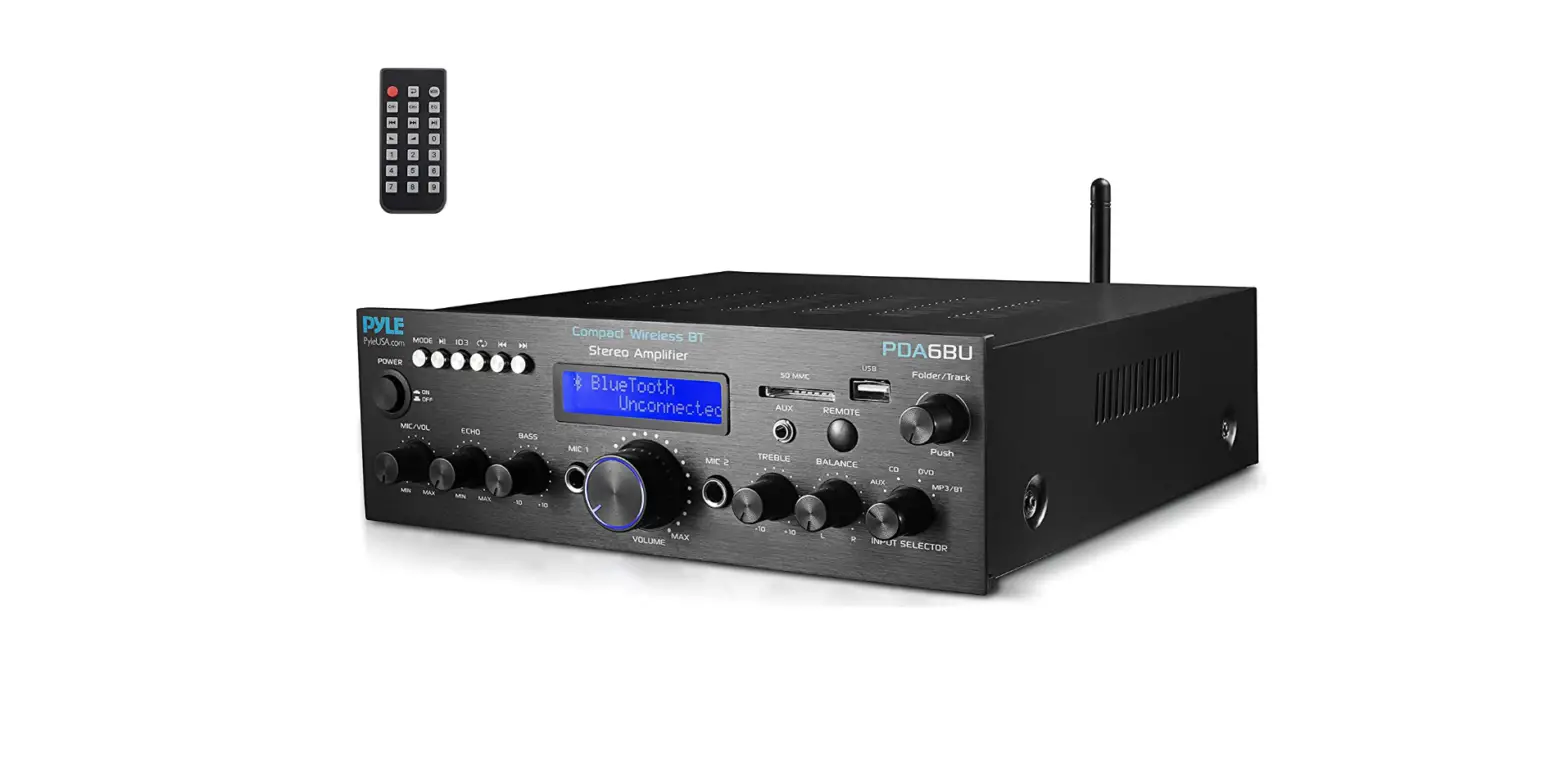 Pyle Pda6bu.6 Wireless Bluetooth Power Amplifier Instruction Manual Pyle Pda6bu.6 Wireless Bluetooth Power Amplifier Instruction Manual