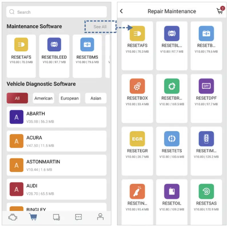 Diagnostics Software