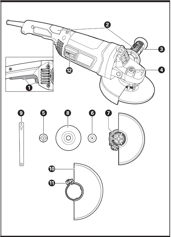 Kress KUS35P Angle Grinder 02