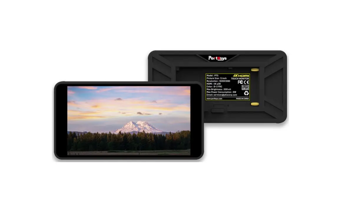 Portkeys Pt5 5 Inch 4k Hdmi Touchscreen Monitor Anamorphic User Manual