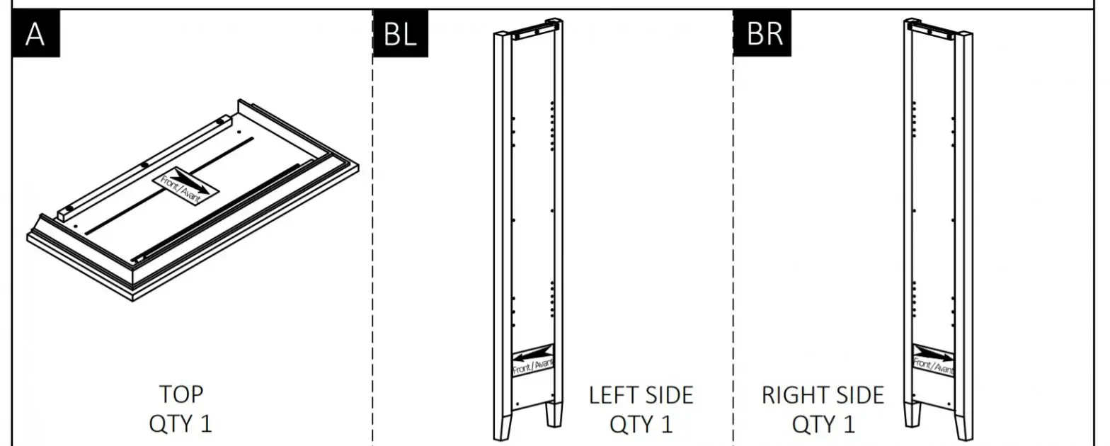Cypress Hills AXCRGREY04 Greystone 4 Shelf Bookcase - Cypress Hills AXCRGREY04 Greystone 4 Shelf Bookcase