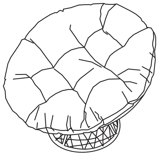 SHANGRI-LA SLSWCHAIRGA Swivel Wicker -